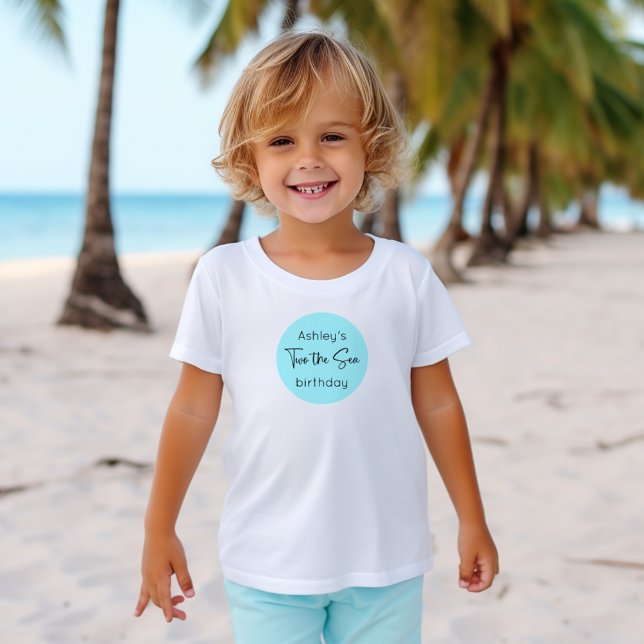 Mermaid Two The Sea Birthday Baby T-Shirt (Creator Uploaded)