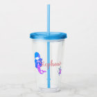 Mermaid Under The Sea Acrylic Tumbler 1