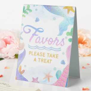 Mermaid Under The Sea Birthday Party Favour