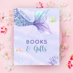 Mermaid Under the Sea Books and gifts Poster