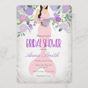 Mermaid under the sea bridal shower invite