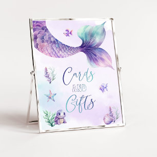 Mermaid Under the Sea Cards and gifts Poster