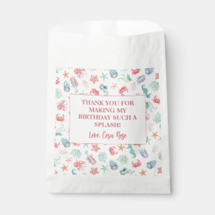 Mermaid Under the Sea Girls Birthday Favour Bag