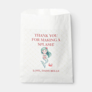 Mermaid Under the Sea Girls Birthday Favour Bag