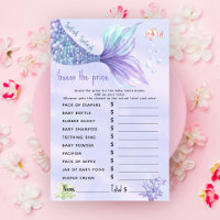 Mermaid Under the Sea Guess the price game