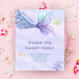 Mermaid Under the Sea Guess the sweet mess Poster