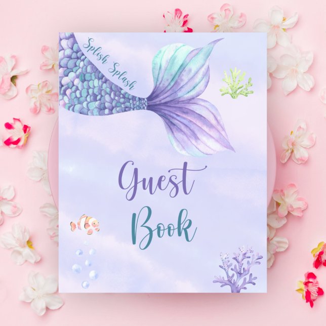 Mermaid Under the Sea Guest book (Creator Uploaded)