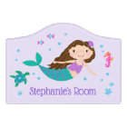 Mermaid Under The Sea Personalised Purple