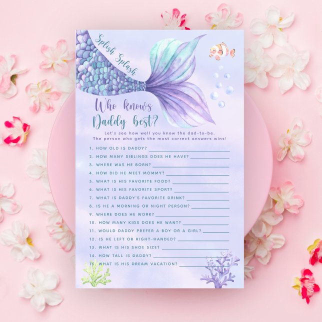 Mermaid Under the sea Who knows daddy best (Creator Uploaded)