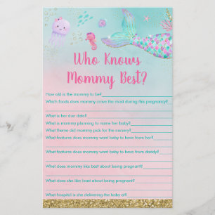 Mermaid Under The Sea Who Knows Mummy Best Game