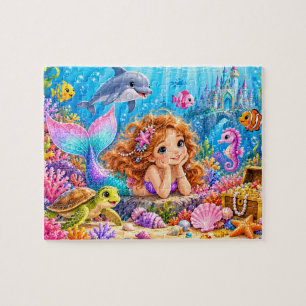 Mermaid Underwater Adventure Jigsaw Puzzle