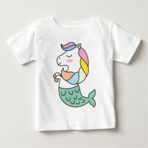 Mermaid unicorn baby  T-Shirt