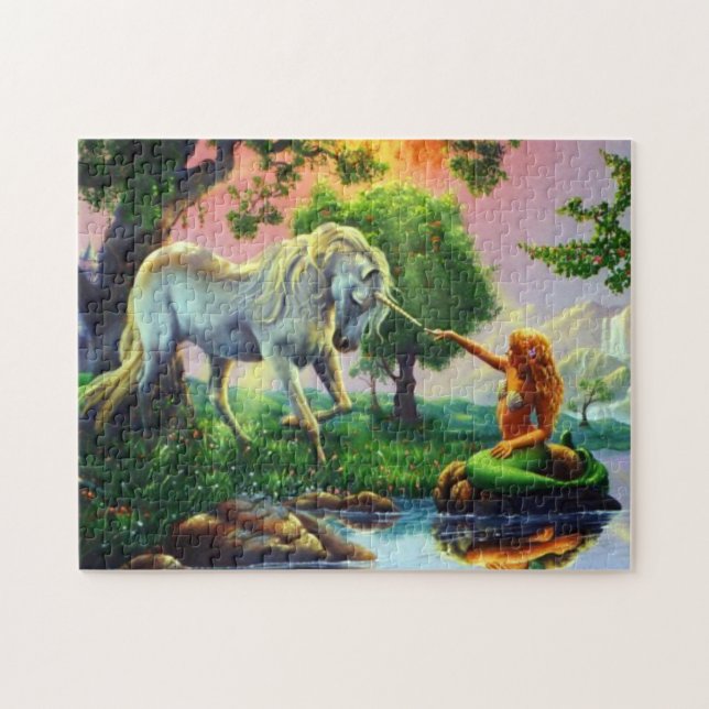 mermaid & unicorn jigsaw puzzle (Horizontal)