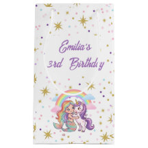 Mermaid Unicorn Paper Gift Bag