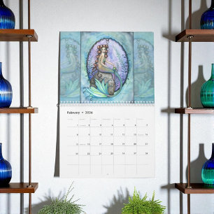 Mermaid Wall Calendar by Molly Harrison