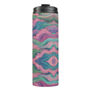Mermaid Waves Thermal Tumbler