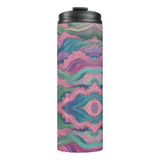 Mermaid Waves Thermal Tumbler
