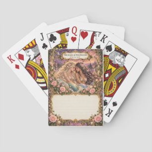 Mermaid Wedding Guest Book Signing Deck Playing Cards