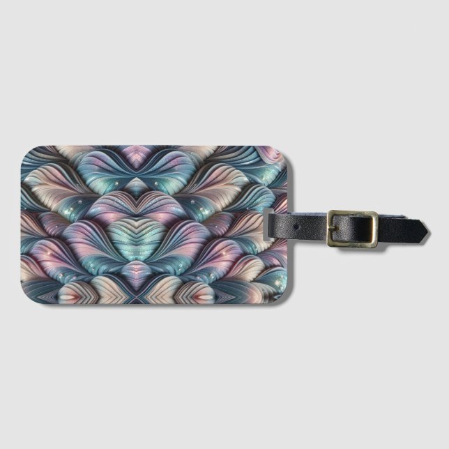 Mermaid Whispers Luggage Tag (Front Horizontal)