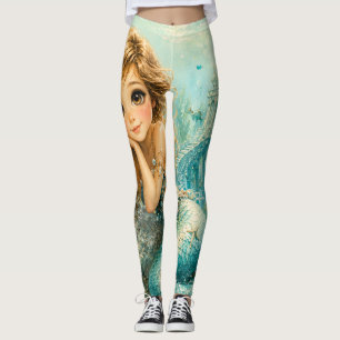 Mermaid Wishes Come True Leggings