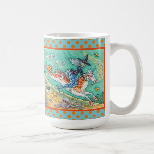 MERMAID WITCH, HALLOWEEN MERHORSE PONY CLASSIC MUG (Right)
