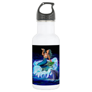 Mermaid with Dolphin 532 Ml Water Bottle