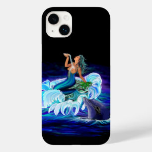 Mermaid with Dolphin Case-Mate iPhone 14 Plus Case