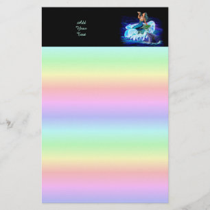 Mermaid with Dolphin Stationery