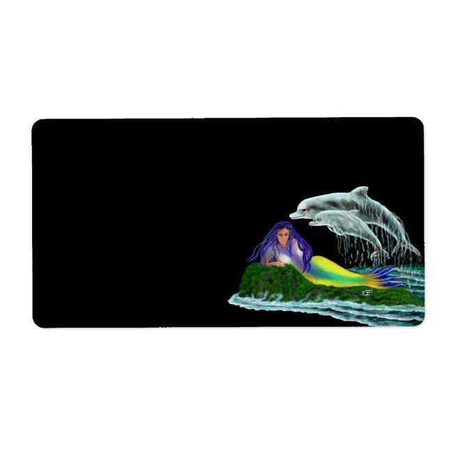Mermaid with Dolphins (Front)