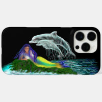 Mermaid with Dolphins