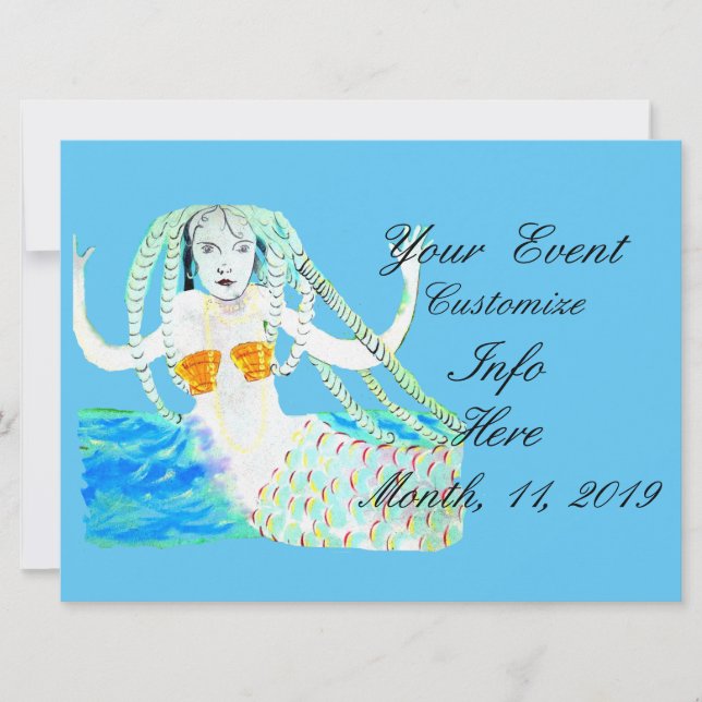 Mermaid with Dreadlocks Thunder_Cove (Front)