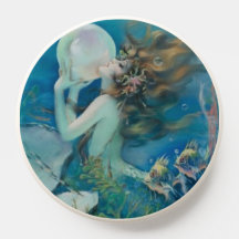 Mermaid With Pearl PopSocket