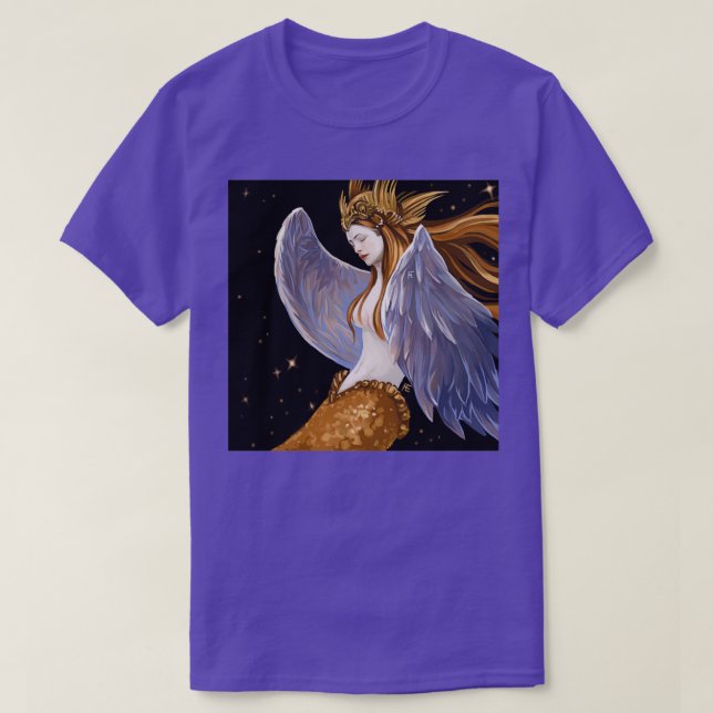 Mermaid with wings T-Shirt (Design Front)