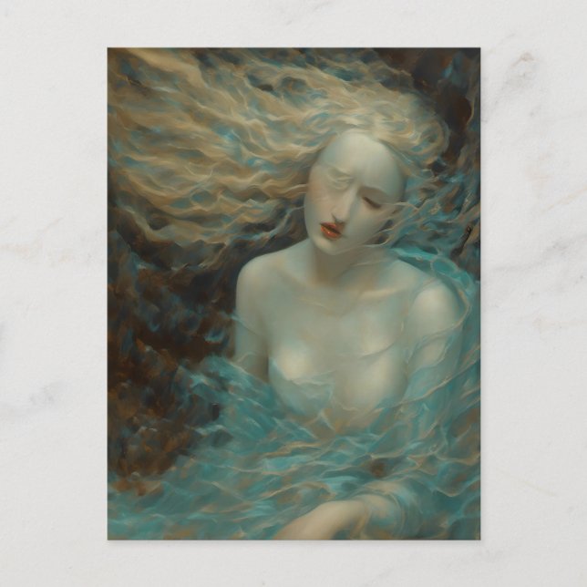 Mermaid Woman Postcard (Front)