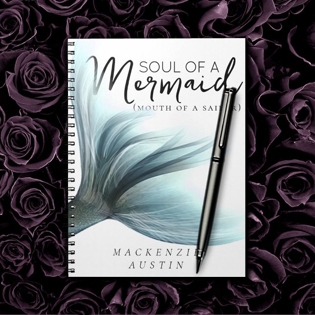 #MermaidLife Sailor Mouth Mermaid Soul | Aqua Teal Notebook (Creator Uploaded)