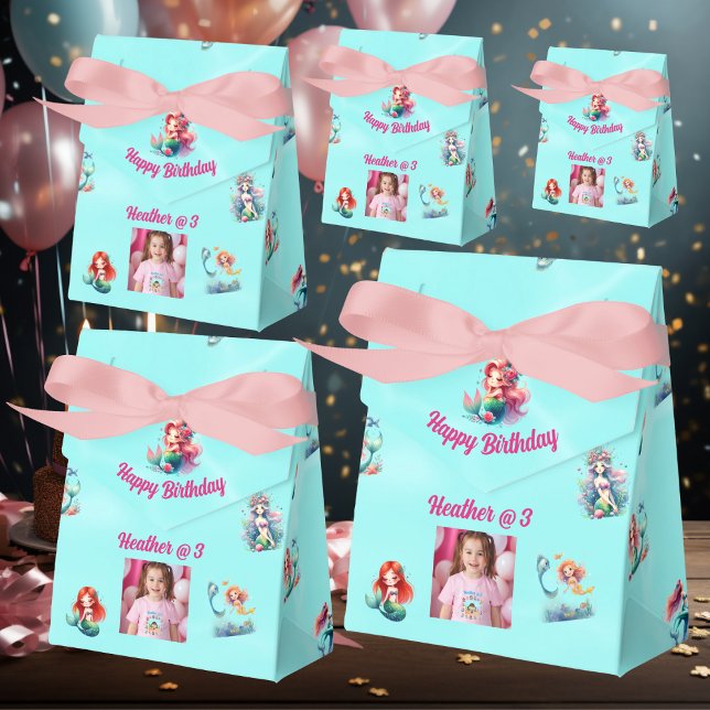 Mermaids Birthday Favour Box for Kids Party (Creator Uploaded)
