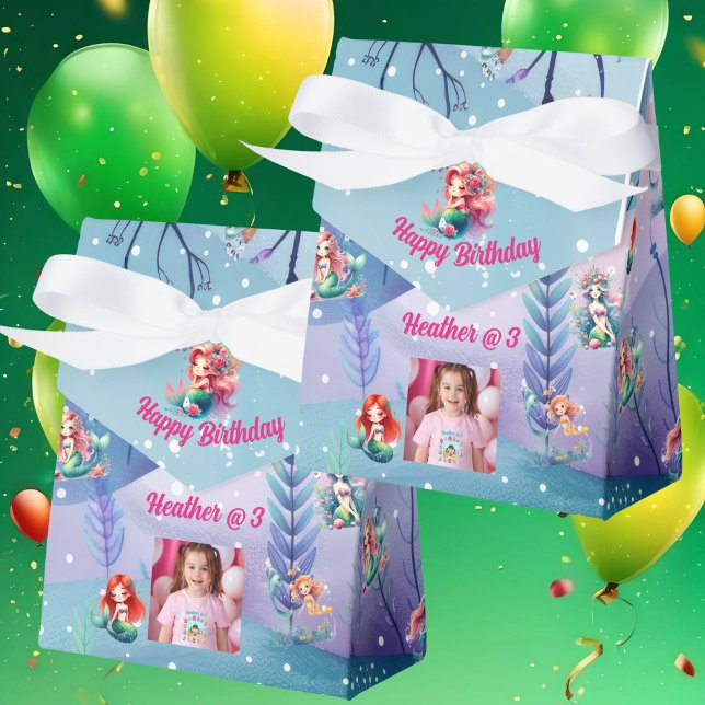 Mermaids Birthday Favour Box for Kids Party (Creator Uploaded)