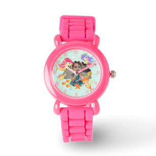 Mermaids Blue Photo Watch