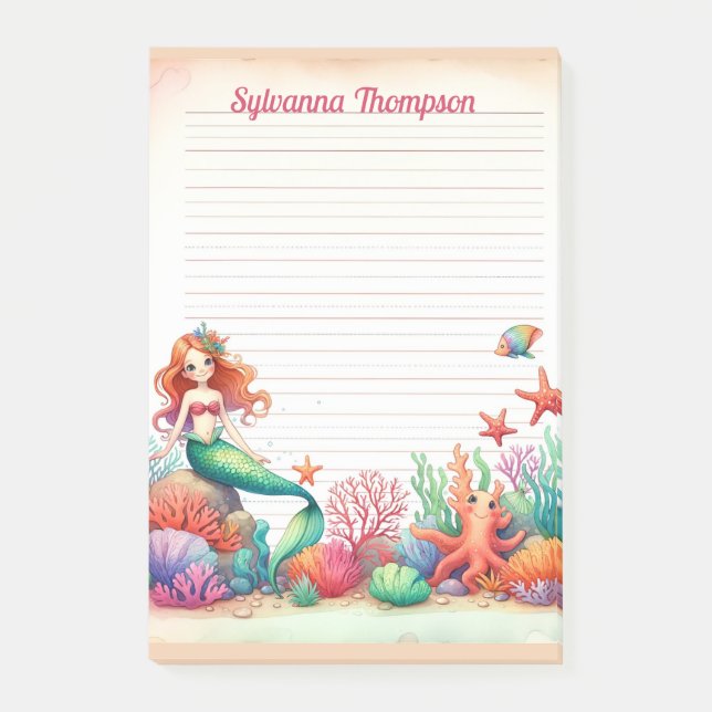 Mermaid's Cove Sticky Notes (Front)