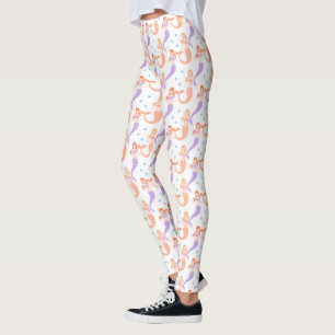 Mermaids   Cute Pastel Bubbles Pattern Leggings