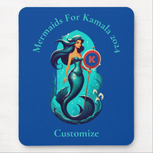 Mermaids For Kamala 2024 Thunder_Cove Mouse Pad