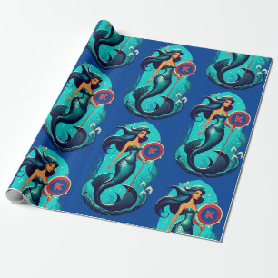 Mermaids For Kamala 2024 Thunder_Cove Wrapping Paper
