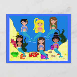 Mermaids from around the World Postcard