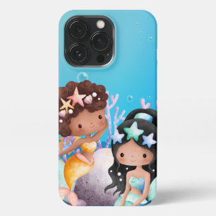 Mermaids iPhone 13 Pro Slim Fit Case, Glossy iPhone 13 Pro Case