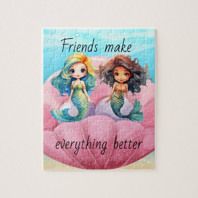 mermaids  jigsaw puzzle (Vertical)