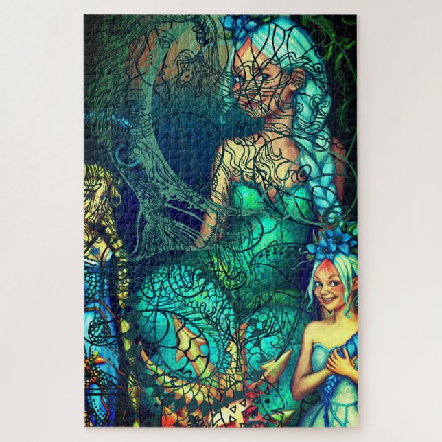 Mermaids Jigsaw Puzzle (Vertical)