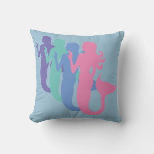 Mermaids Mermaid Ocean Creatures Personalise Cushion