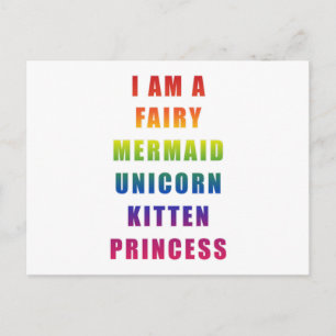 Mermaids Mermaid Sea Ocean Funny Birthday Gift Postcard