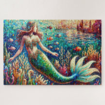 Mermaid's Mosaic Marine Dance