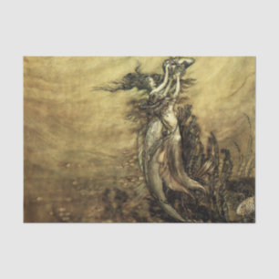 “Mermaids of the Rhine” by Arthur Rackham Tissue Paper